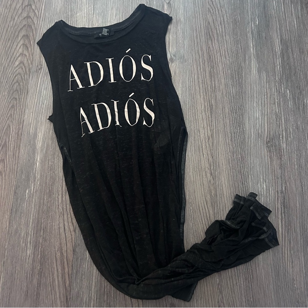Forever 21 Adios Shear Dress Coverup S